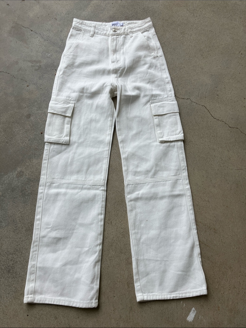 Princess Polly Denim Off White Cargo Jeans, 2
